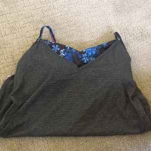 Lulu top with attached bra